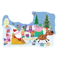 Peppa Pig Christmas 32pc Shaped Floor Jigsaw Puzzle Extra Image 1 Preview